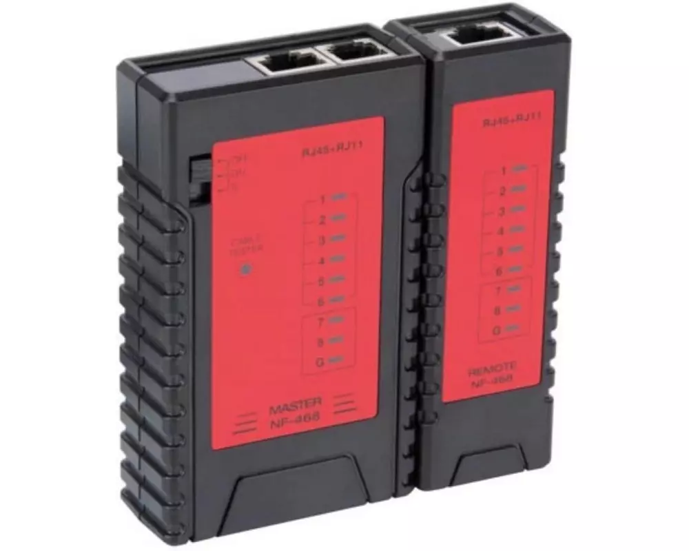 Velleman VTLAN6 für RJ45, RJ12, RJ11, RJ10, Schwarz