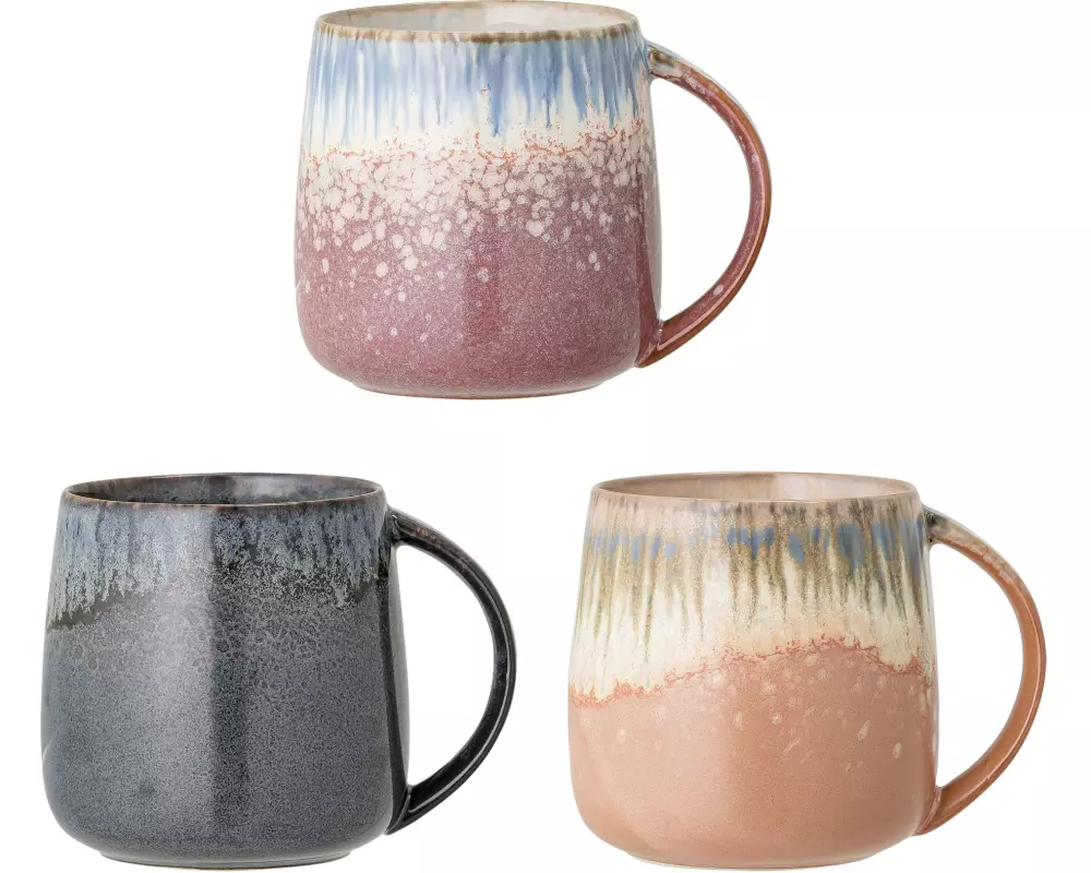 Bloomingville Teetasse Cloe 380 ml, 1 Stück, Blau