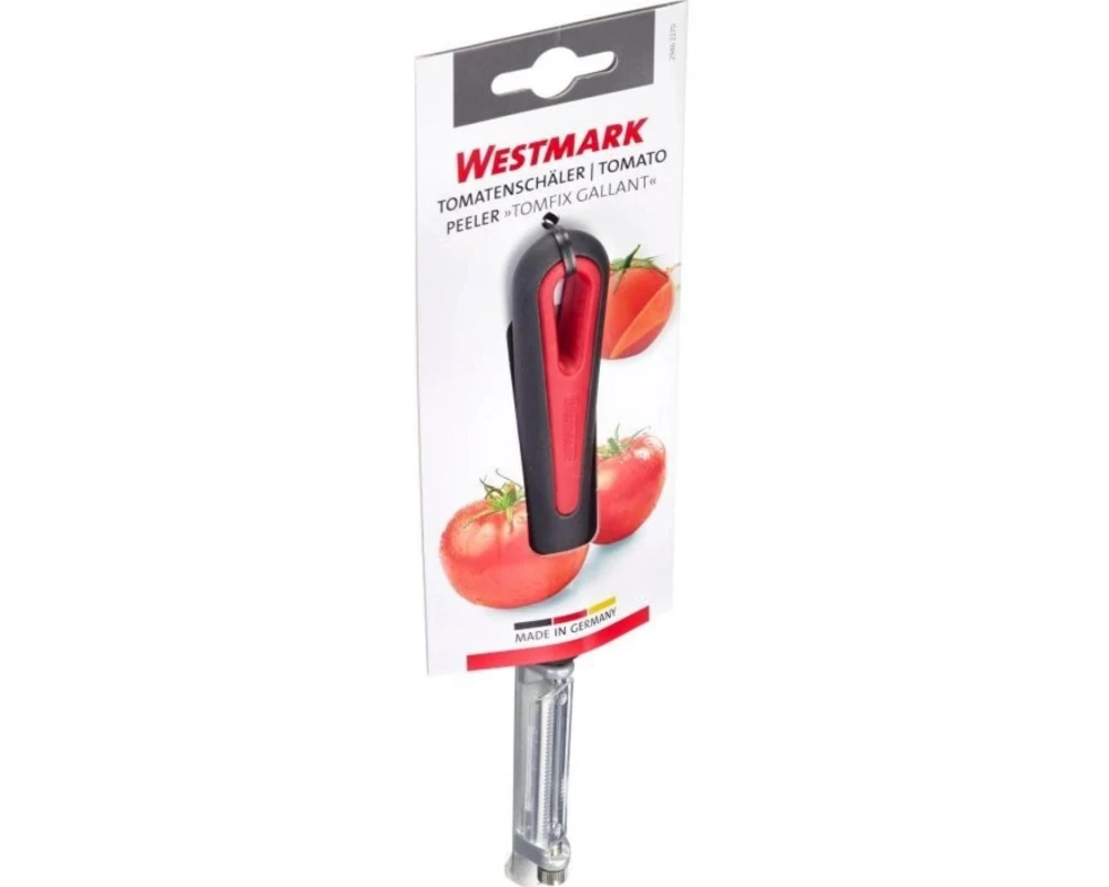 Westmark Tomaten- und Kiwischäler Tomfix Gallant 18.5 x 2x1.5 cm Rot