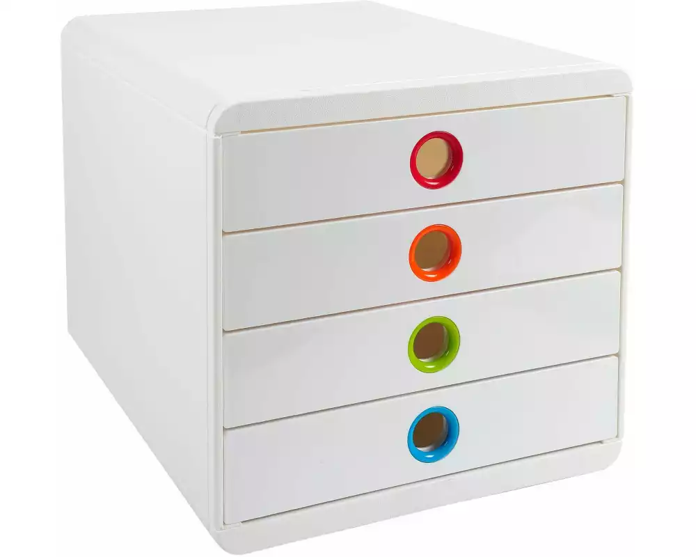 Exacompta Schubladenbox Pop-Box Weiss