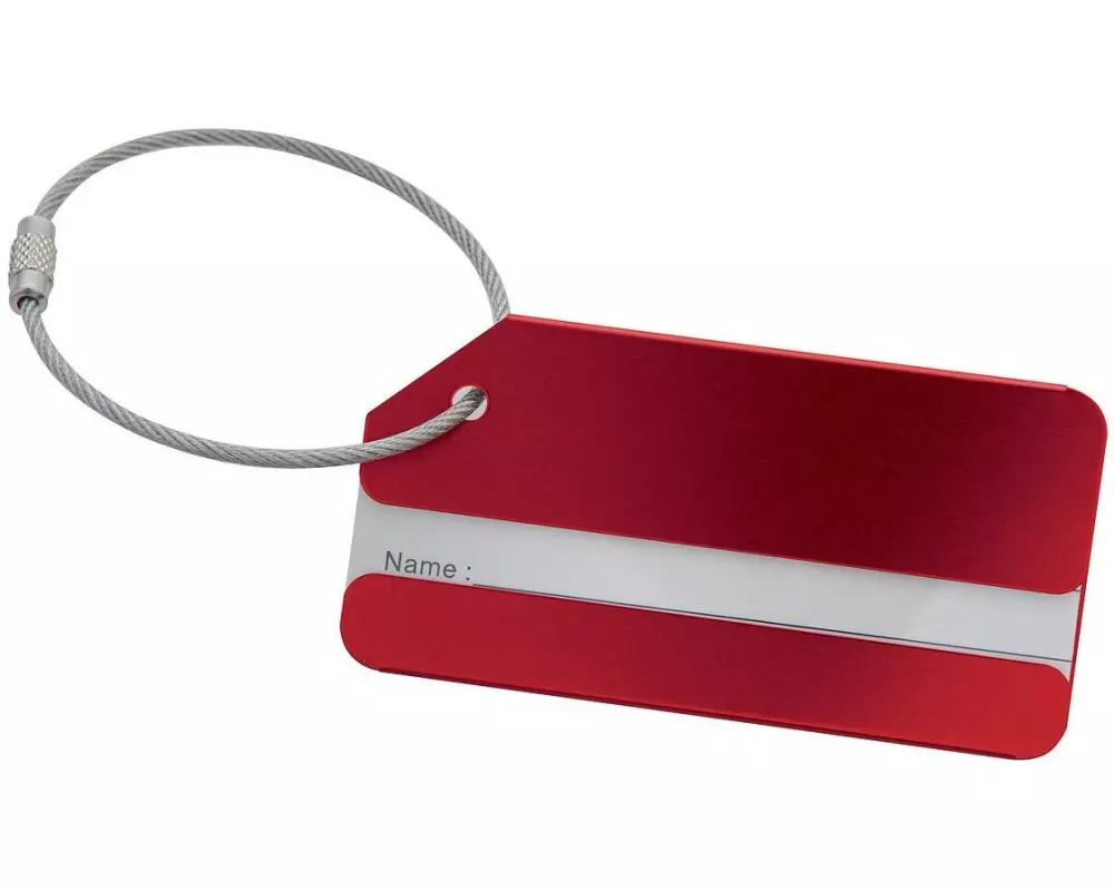 Sigel Namensschild Office 8 x 4 x 0,8 cm, Rot