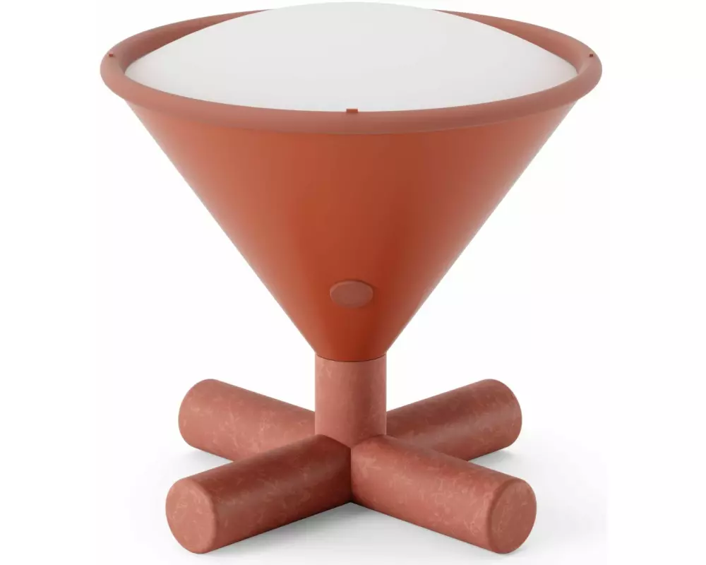 Umbra Tischleuchte Cono Rot