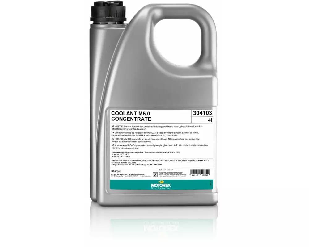 Motorex Kühlerschutzmittel COOLANT M5.0 4 l
