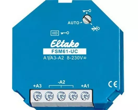 Eltako FSM61-UC Funk-2-fach-Sendemodul Unterputz Blau