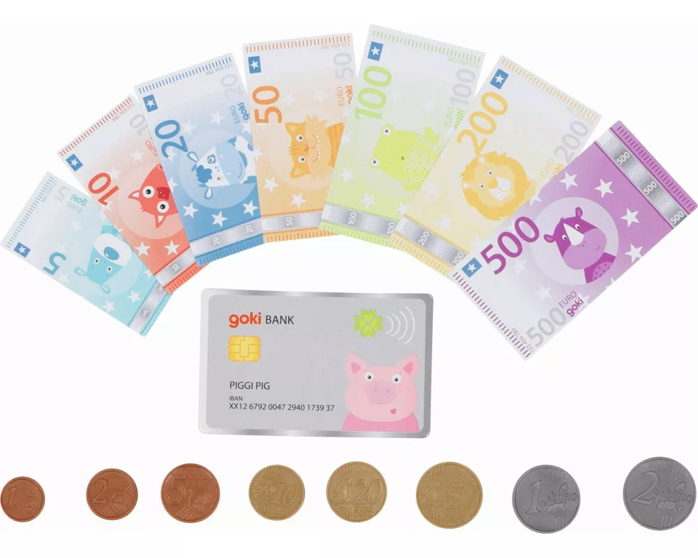 Spielgeld Tierische Taler, inkl. Kreditkarte