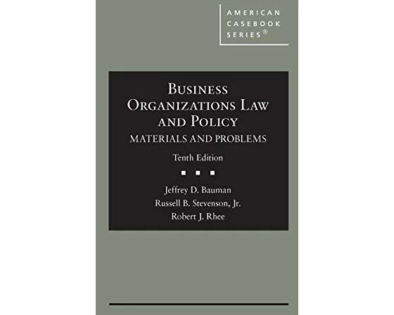 Business Organizations Law and Policy