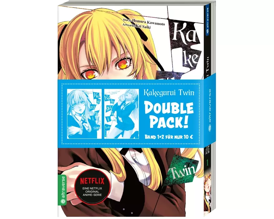 Kakegurui Twin Double Pack Band 01 & 02