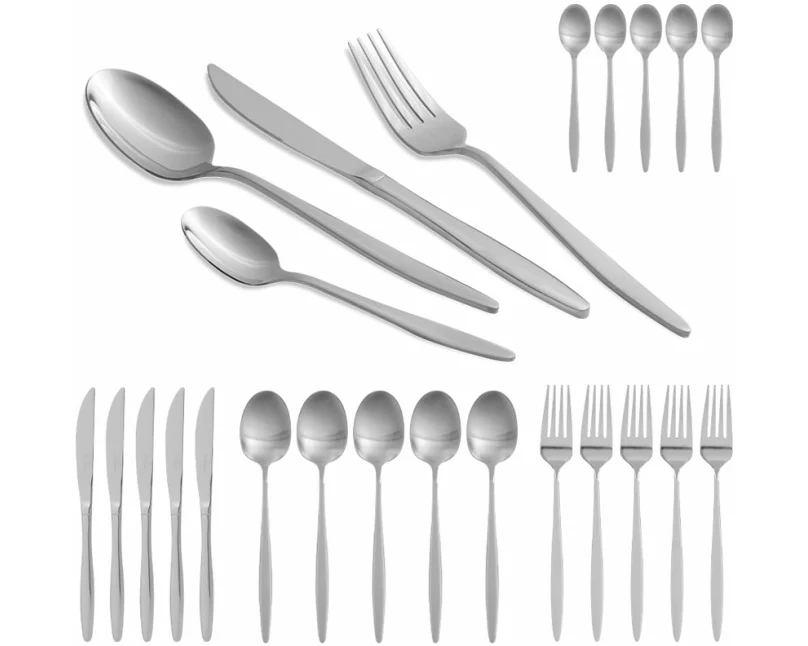 Berlinger Haus 24-teiliges Besteck-Set SILVER