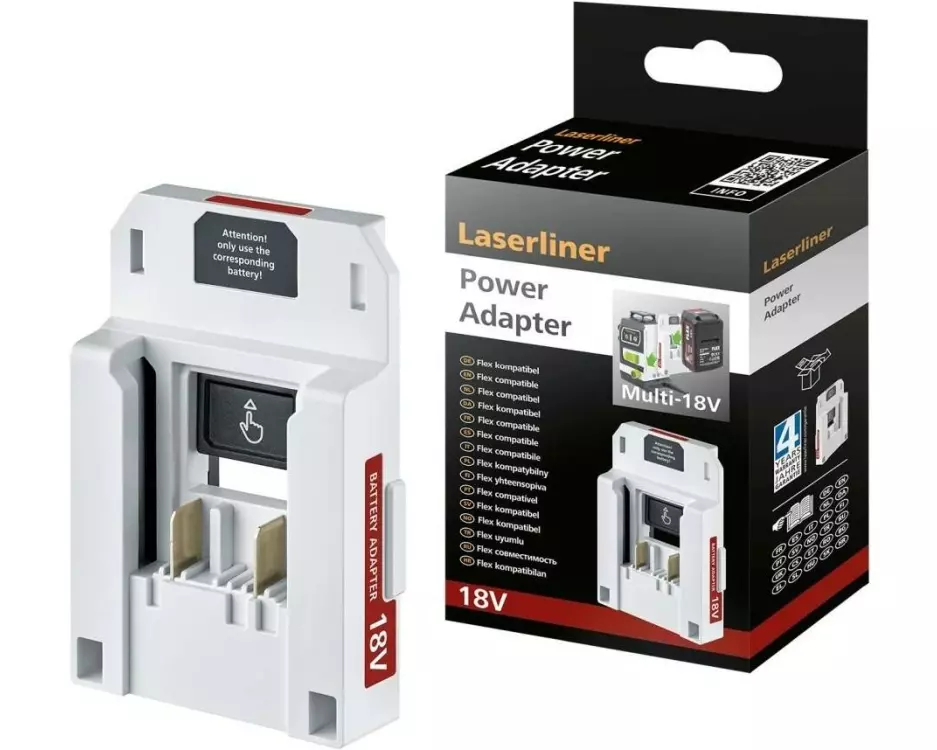 Laserliner 18 V-Adapterplatte Milwaukee 3.0 0 m