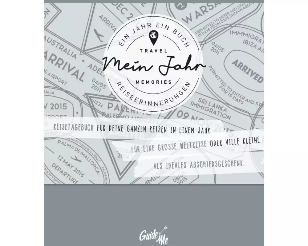 GuideMe Reisetagebuch Travel Memories „Mein Jahr“