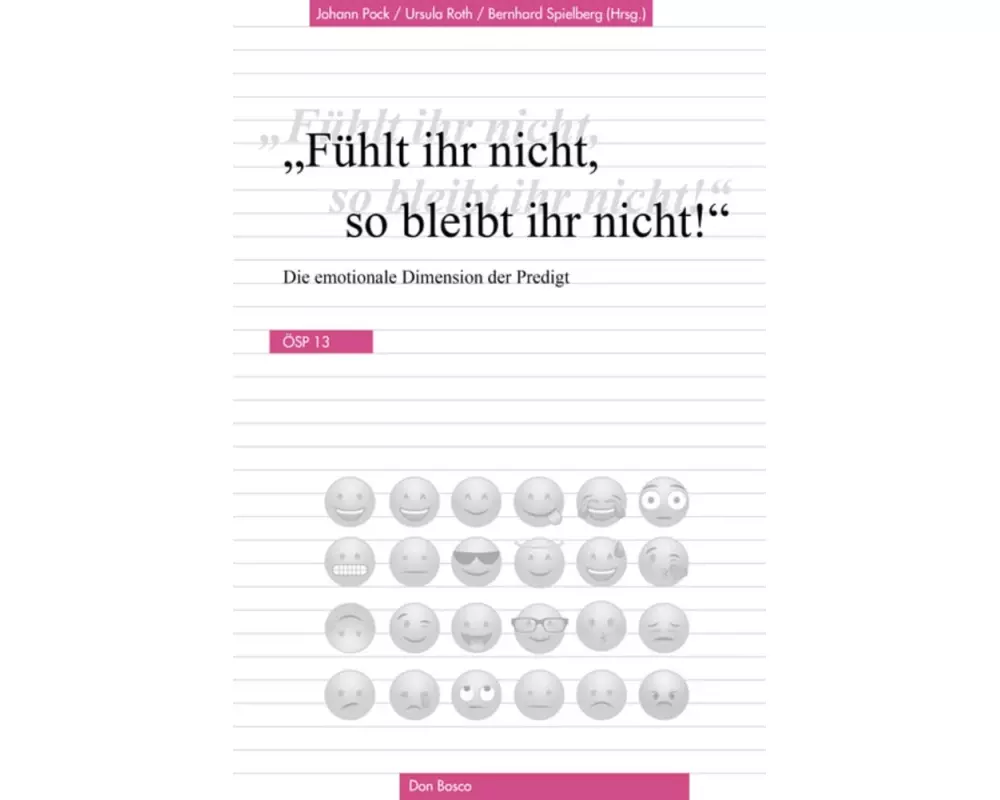 "Fühlt ihr nicht, so bleibt ihr nicht!"