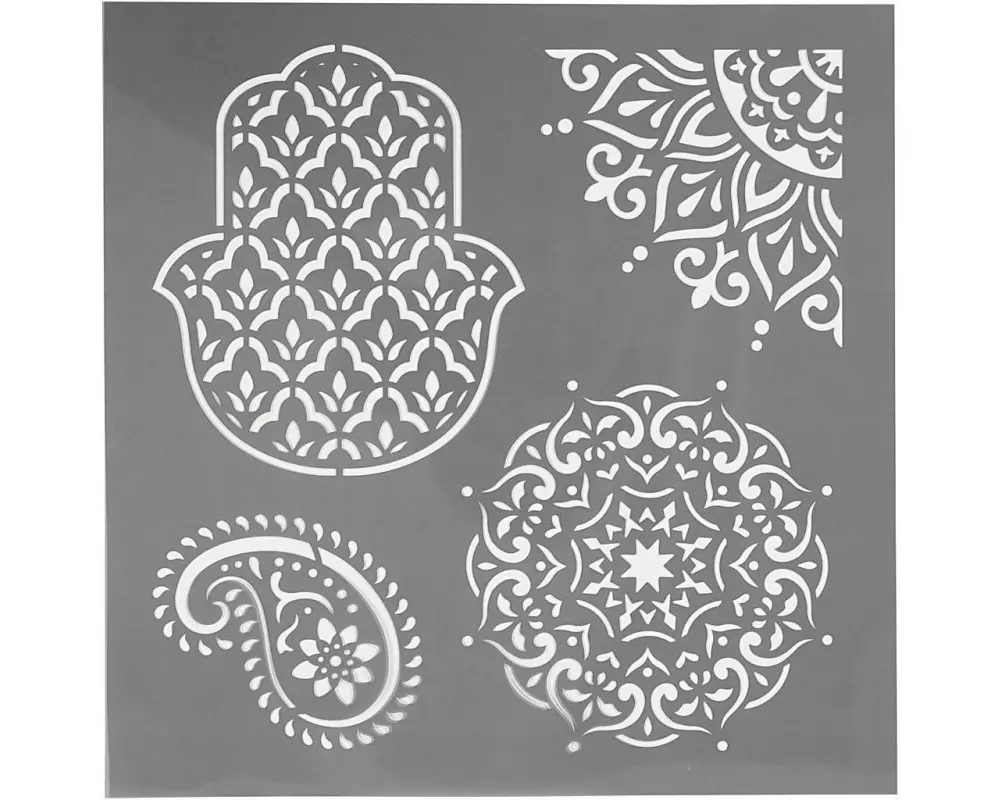 Creativ Company Schablone 30.5 x 30.5 cm Ethno