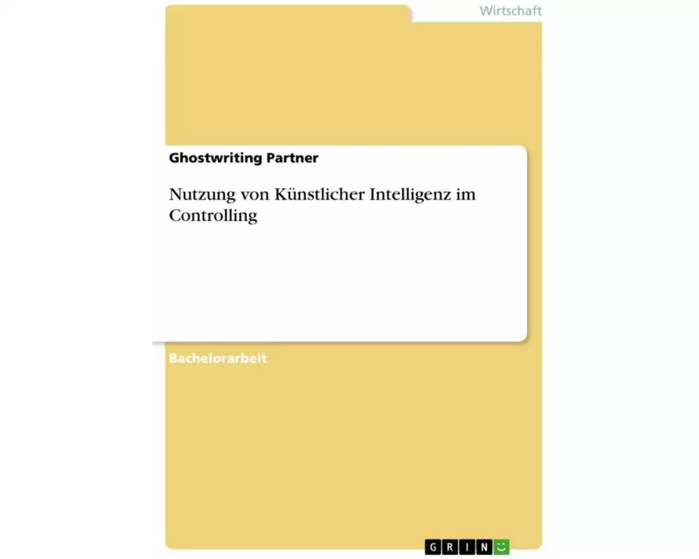 Nutzung von Künstlicher Intelligenz im Controlling