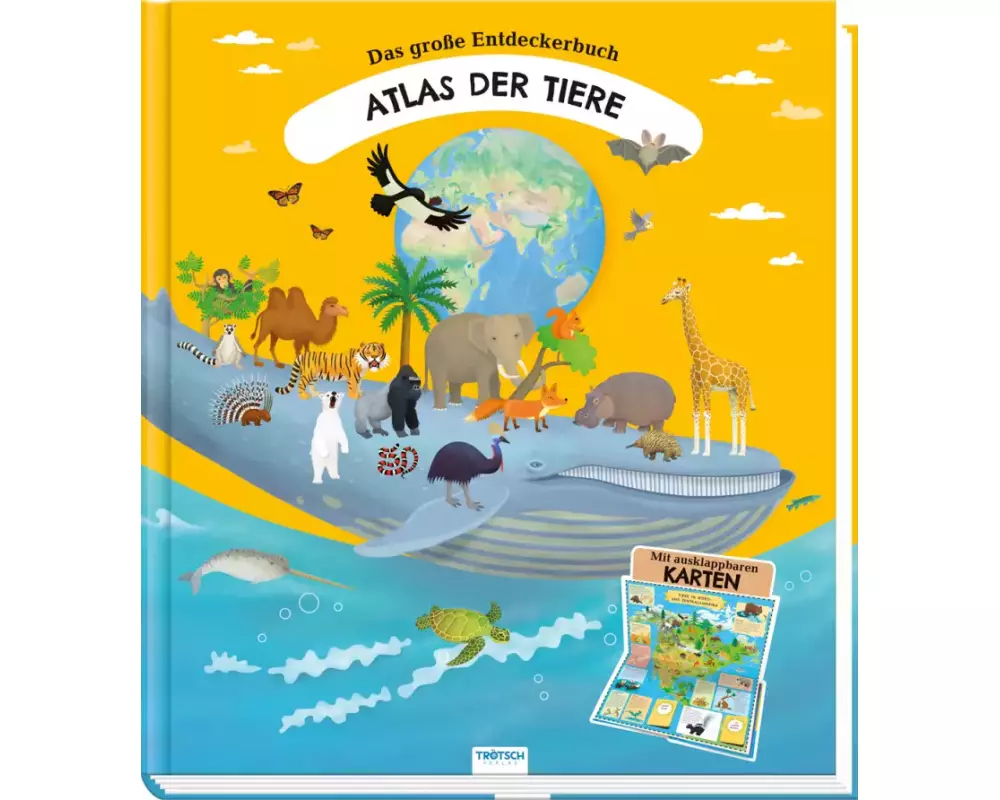 Trötsch Kinderatlas Das große Entdeckerbuch Atlas der Tiere