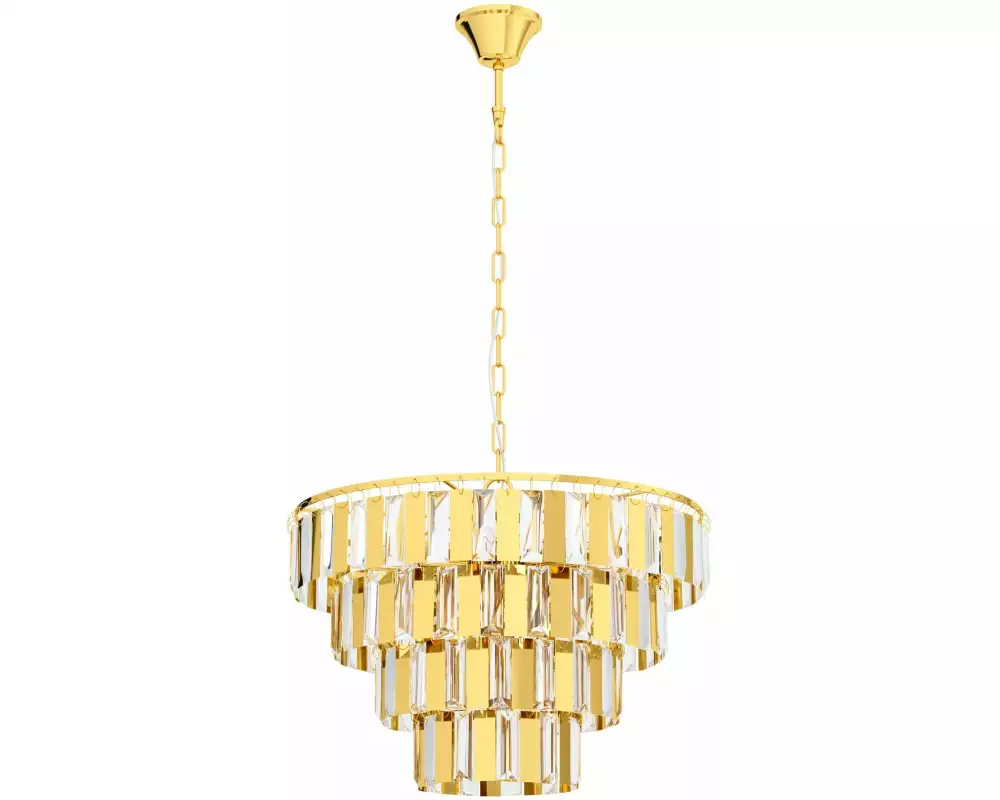 EGLO Leuchten Pendelleuchte ERSEKA 7x E14, Messing