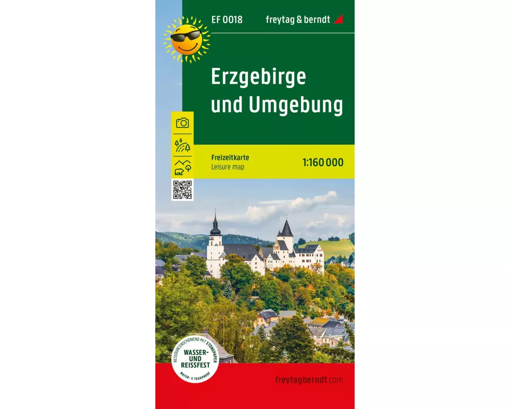 freytag & berndt Freizeitkarte Erzgebirge und Umgebung 1:160.000