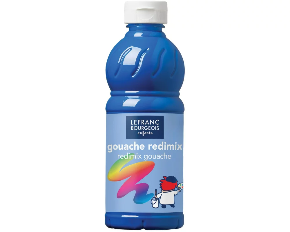 LEFRANC Temperafarben Redimix 500 ml, Blau