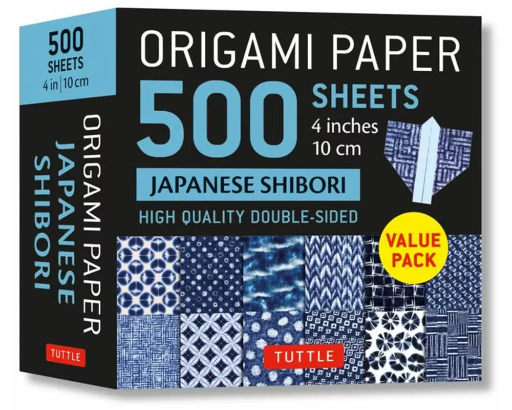 Origami Paper 500 sheets Japanese Shibori 4" (10 cm)