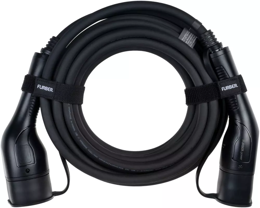 FURBER.power Ladekabel FREYJA Typ 2 11 kW 8 m