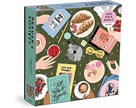 Reader's Society 1000 Piece Puzzle in Square Box
