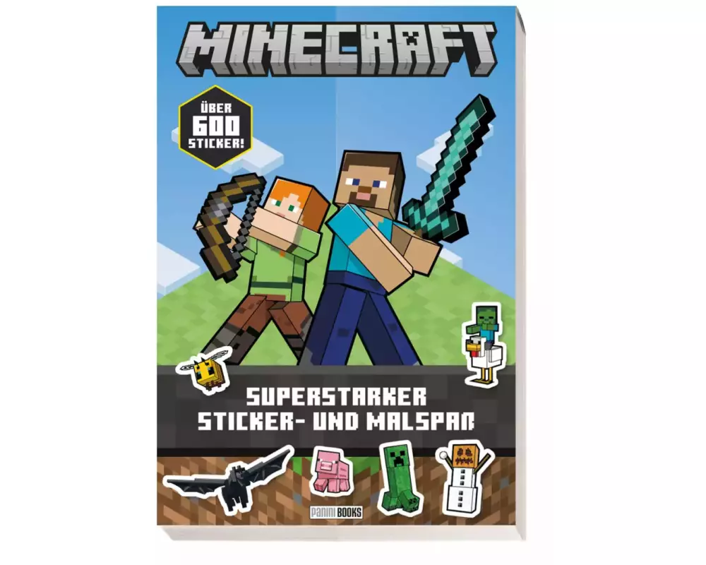 Minecraft: Superstarker Sticker- und Malspaß