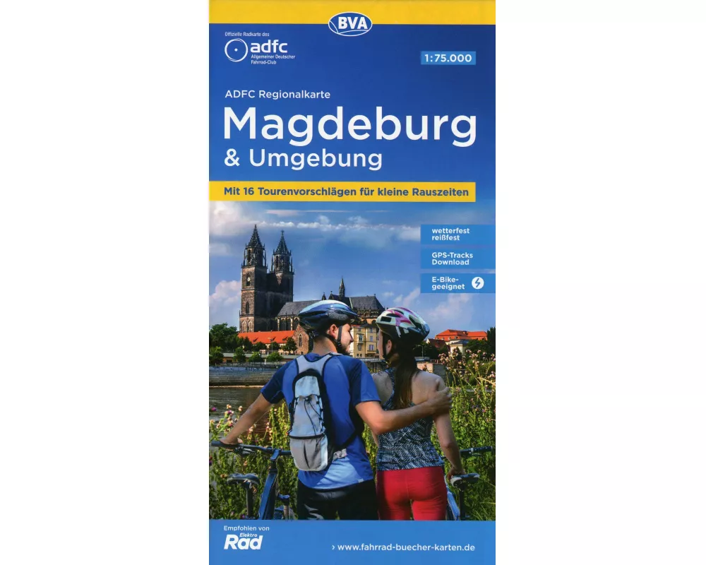 BVA ADFC Regionalkarte Magdeburg & Umgebung 1:75.000