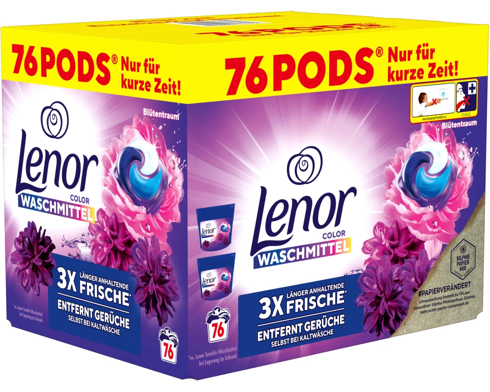 LENOR Wäsche-Pods Allin1 972044 Blütentraum 76 Pods