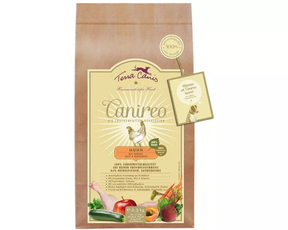 Terra Canis Trockenfutter Canireo Huhn, 2.5 kg