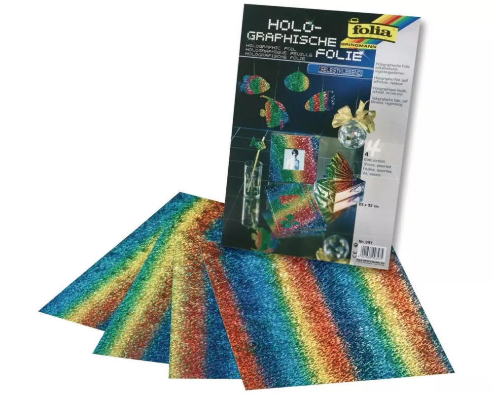 Folia Folie Holographisch, Regenbogen