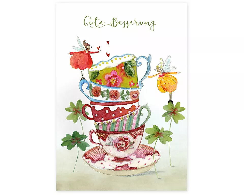 Postkarte / Gute Besserung