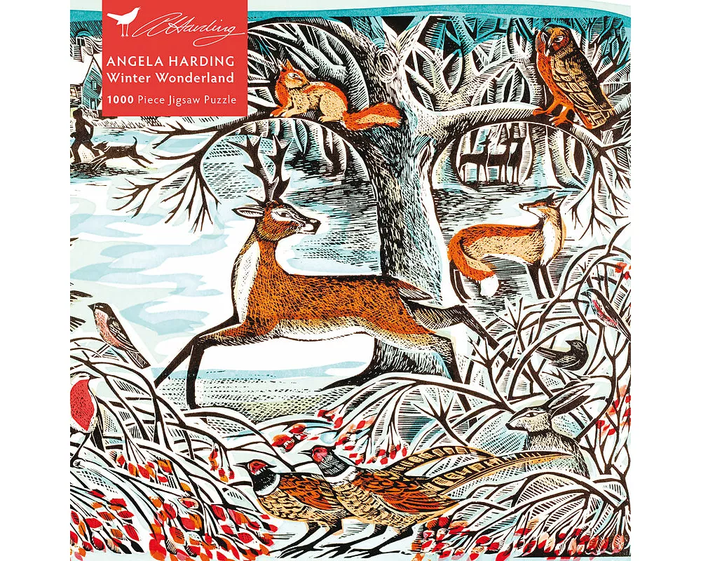 Adult Sustainable Jigsaw Puzzle: Angela Harding: Winter Wonderland