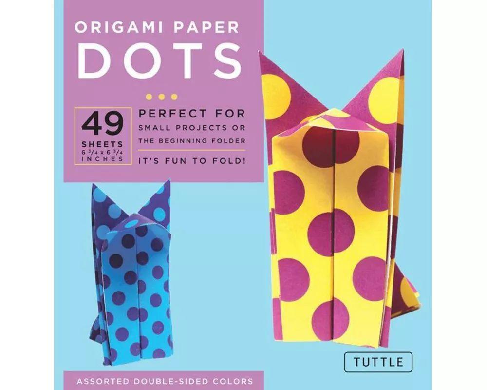 Origami Paper - Dots - 6 3/4" - 49 Sheets