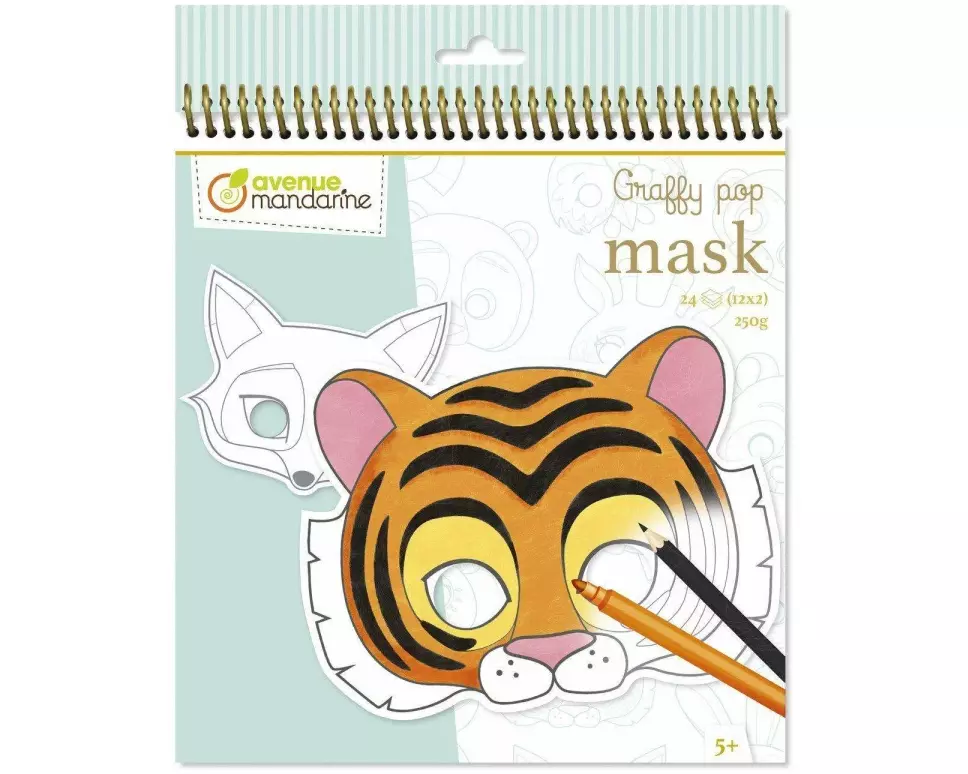 Graffy Pop, Maskenmalbuch Tiere