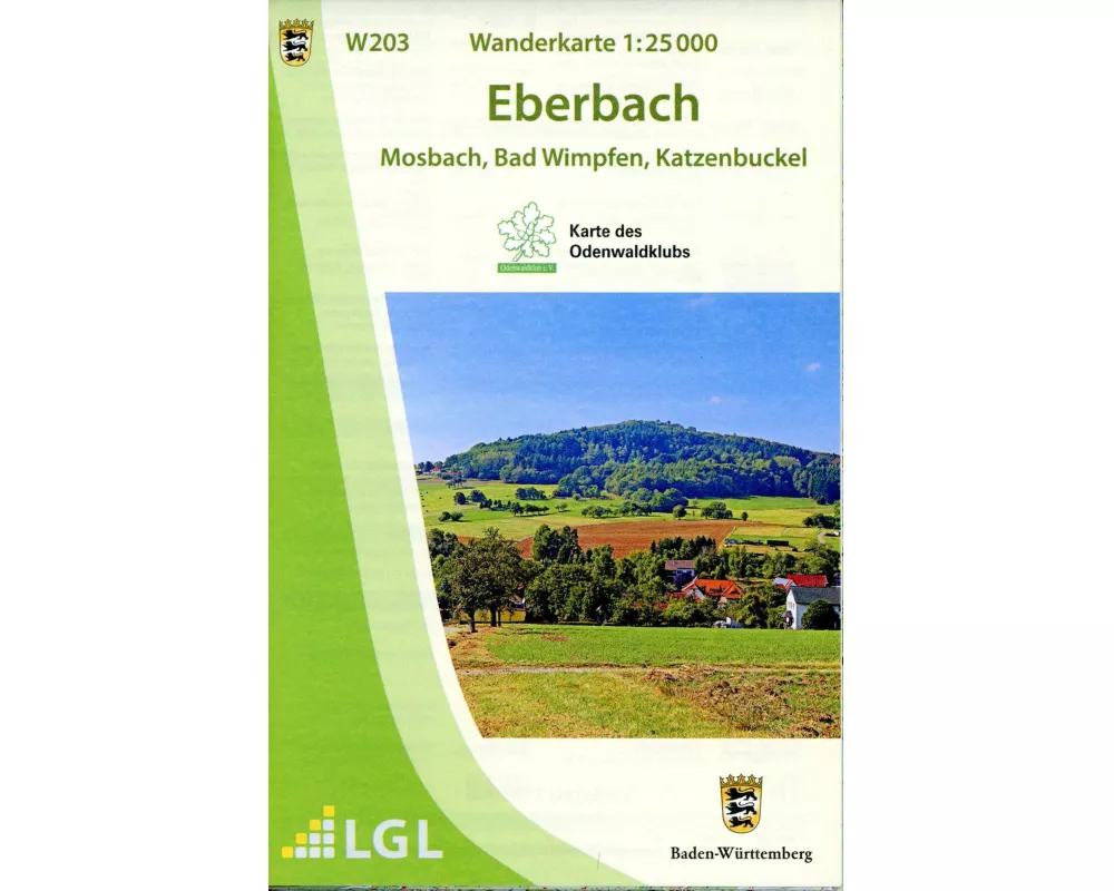 W203 Wanderkarte 1:25 000 Eberbach