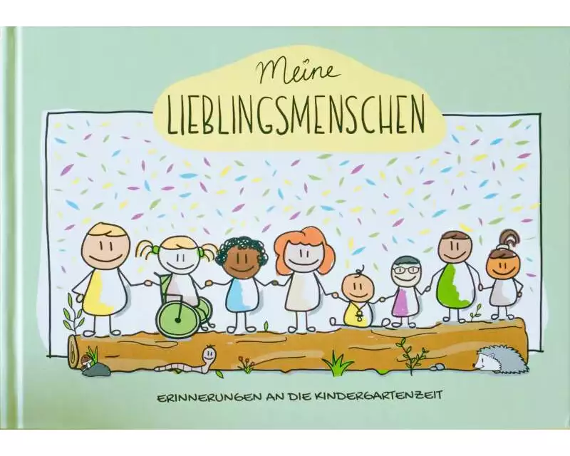 Freundschaftsbuch Meine Lieblingsmenschen - Erinnerungen an die Kindergartenzeit