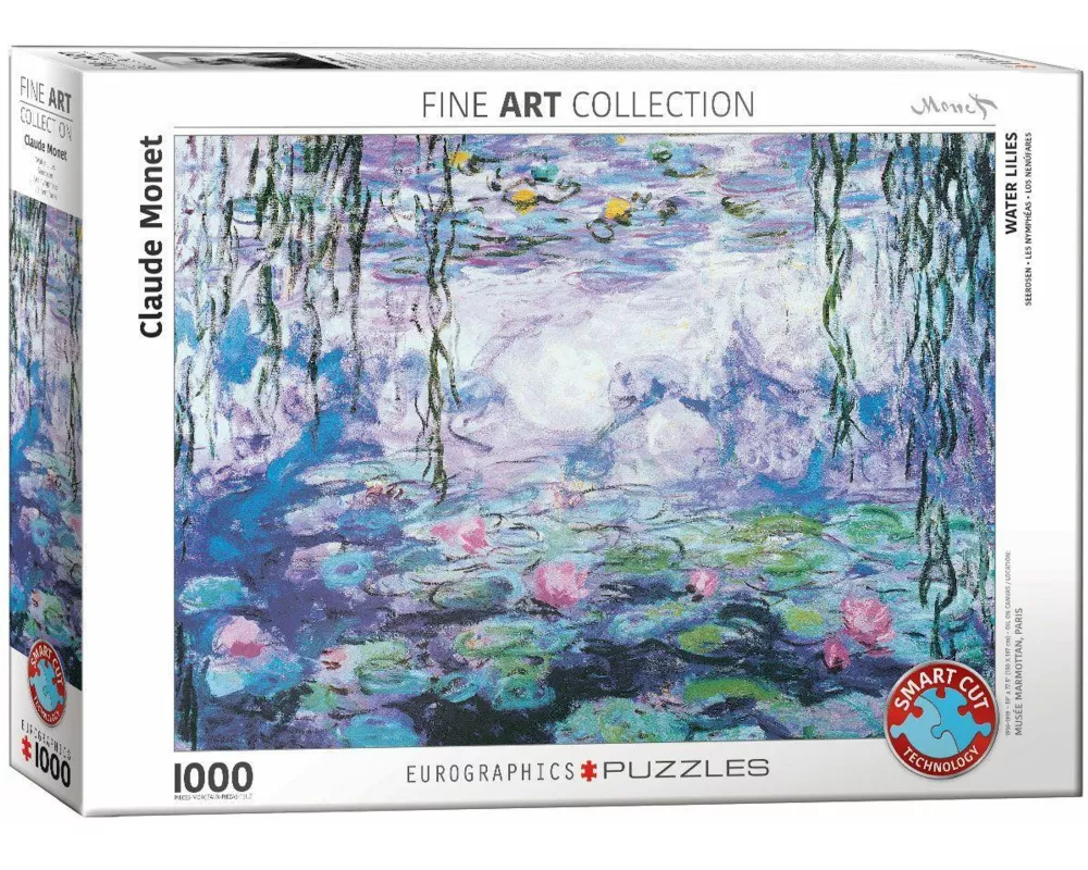 Puzzle 1000 Teile - Monet C: Waterlilies by Claude Monet