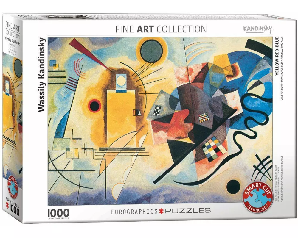 Puzzle 1000 Teile - Kandinsky W: Yellow Red Blue