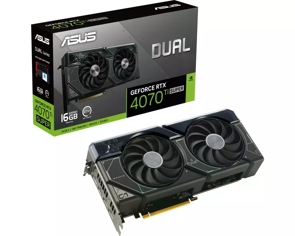 ASUS Grafikkarte DUAL GeForce RTX 4070 Ti Super 16 GB