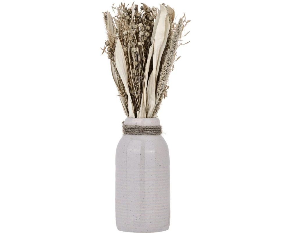 EGLO Trockenblumen Glas Braun Natur 28 cm