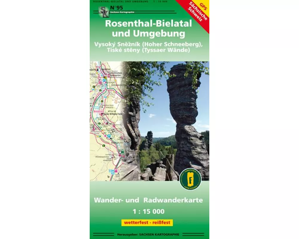 Rosenthal-Bielatal und Umgebung 1 : 15 000