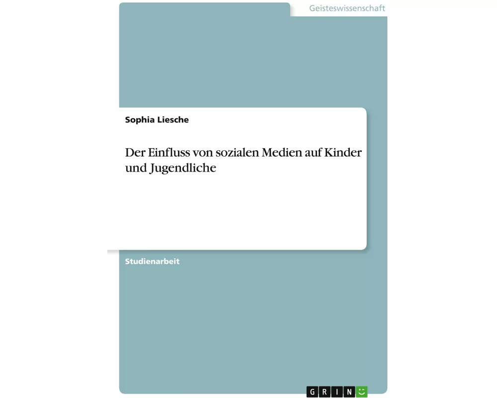 Der Einfluss von sozialen Medien auf Kinder und Jugendliche