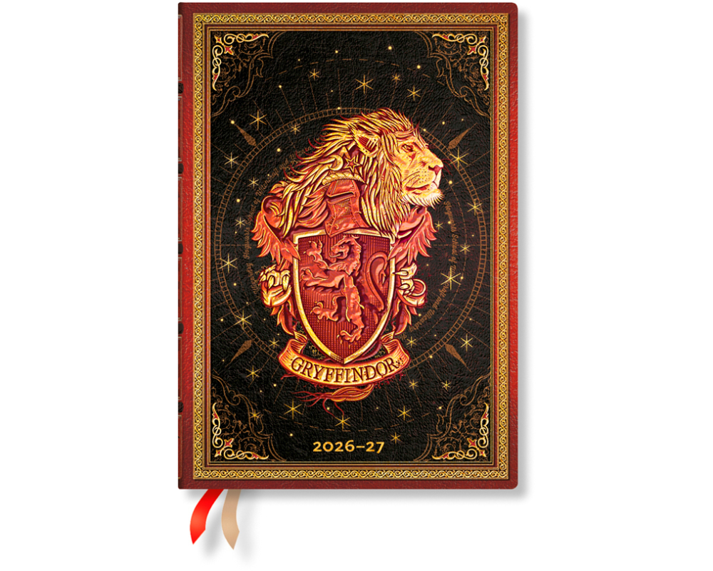 PAPERBLANKS Agenda Harry Potter Midi 26/27 DD1727-2 1W/2S 18M DE HOR HC 13x18cm