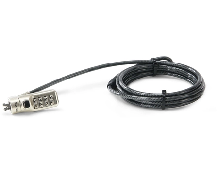 DICOTA Security Cable, N-Lock, combination, resettable, 2.5x6mm slot, single