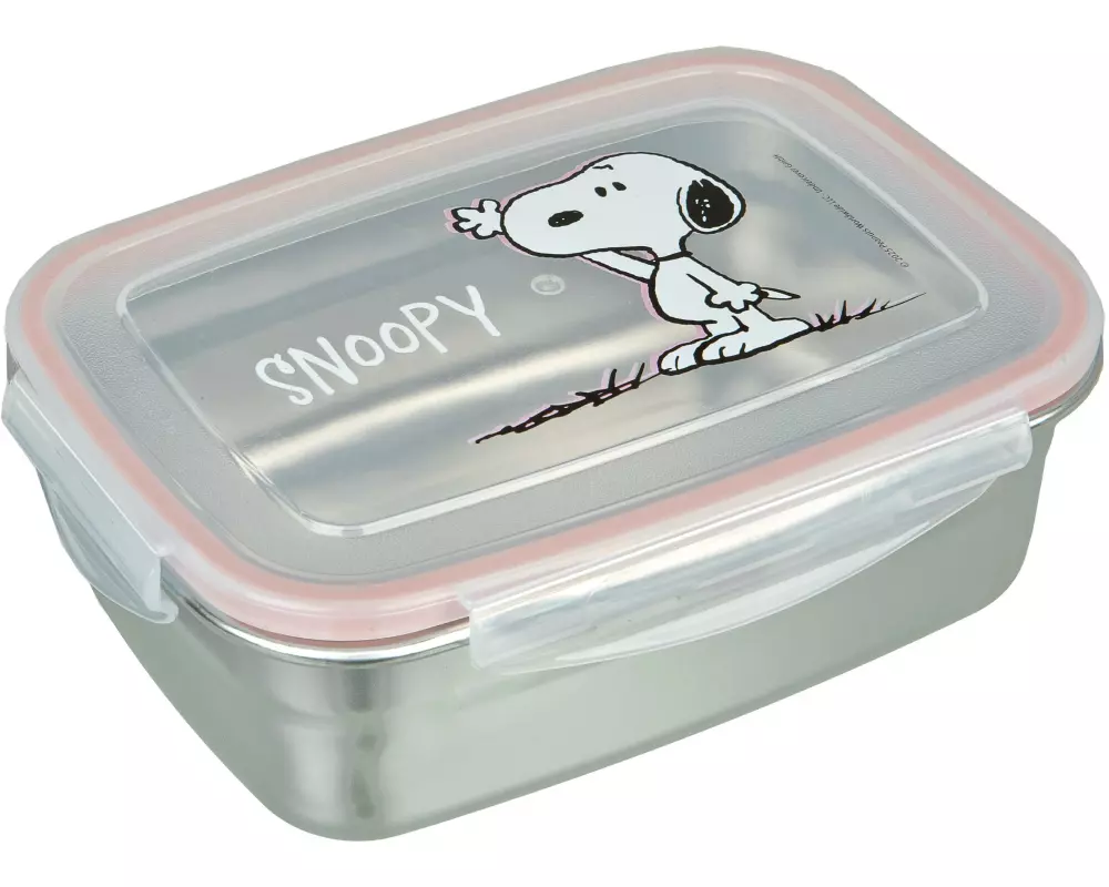 Undercover Lunchbox Edelstahl Peanuts Orange/Silber