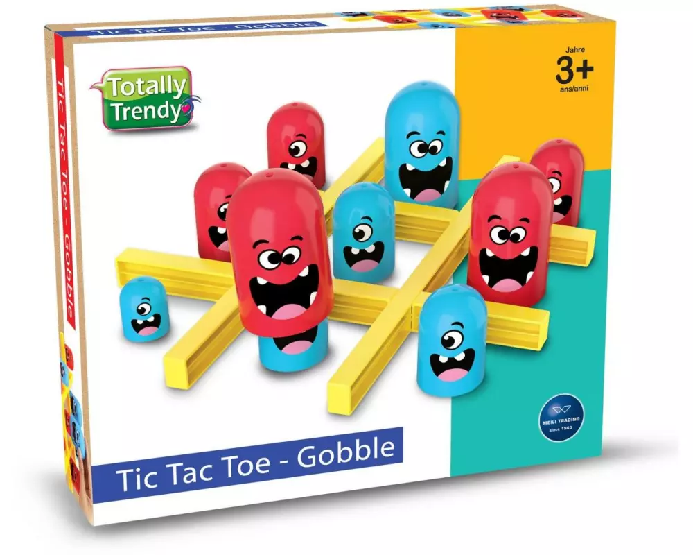 Totally Familienspiel Trendy Tic Tac Toe Gobble