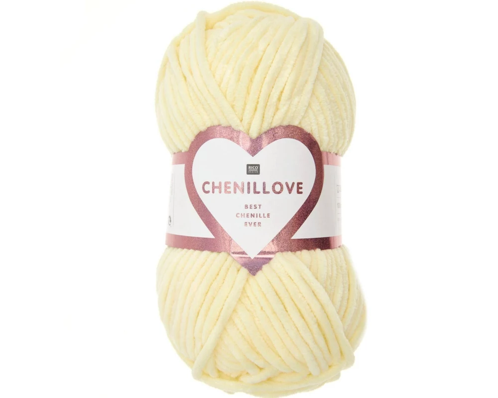 Rico Design Wolle Chenillove 100 g, Vanille