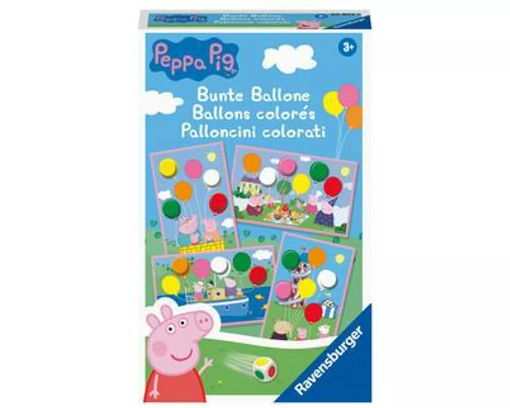 Peppa Pig: Bunte Ballone - Reisespiel ab 3 Jahre