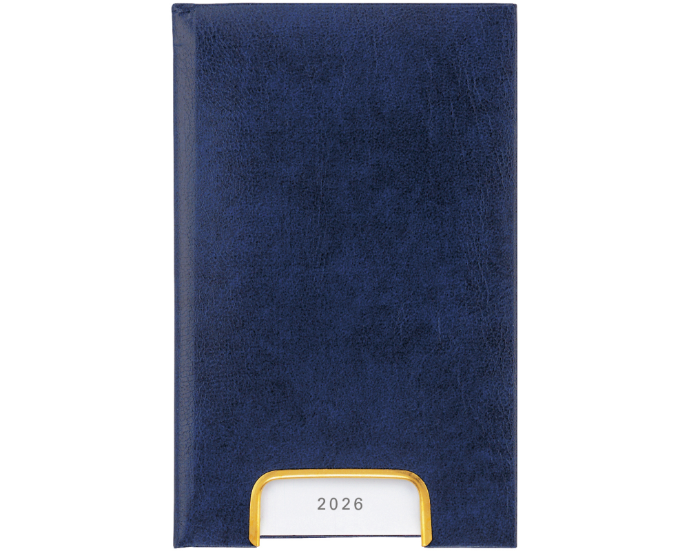 BIELLA Geschäftsagenda Disponent 2026 807401050026U 1T/1S blau ML 10.1x16cm