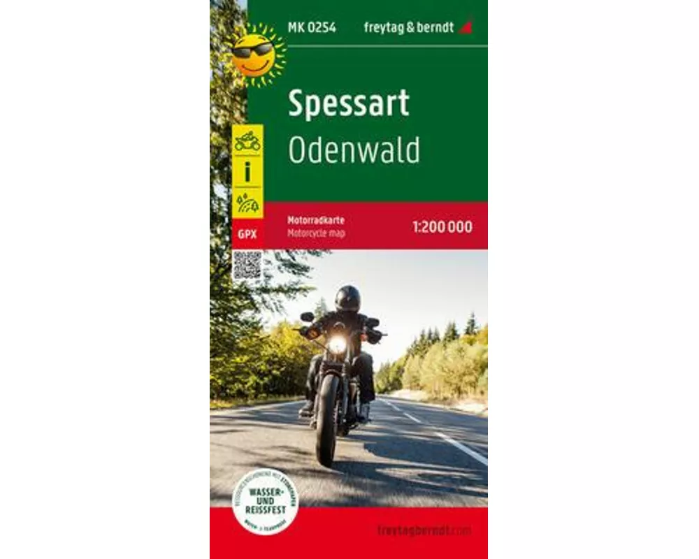 freytag & berndt Motorradkarte Spessart 1:200.000
