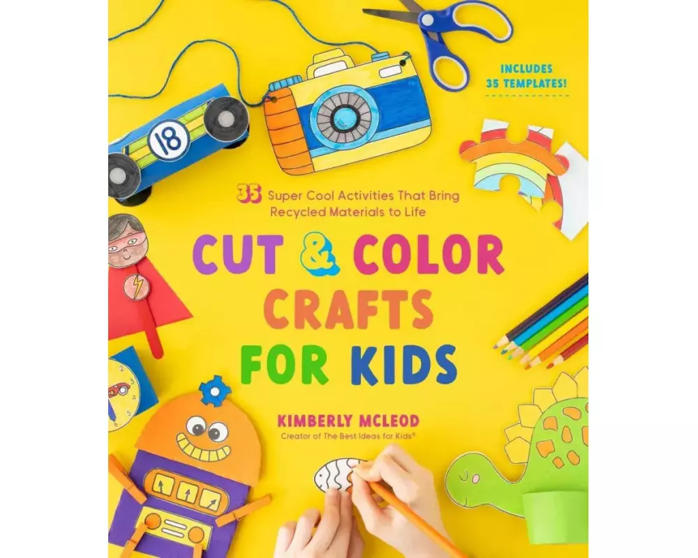 Cut & Color Crafts for Kids